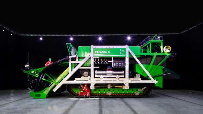 Rohstoffe in der Tiefsee - Abbaugerät Patania II, Kollektor