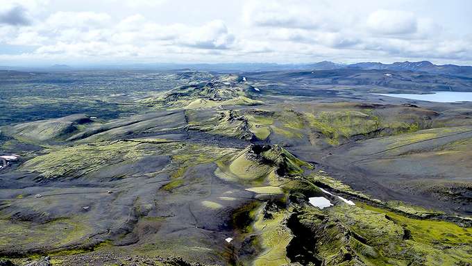 Luftbild Vulkanlandschaft