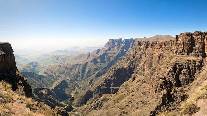 submariner Vulkanismus Blick in Canyon-Schlucht, Gesteinsschichten