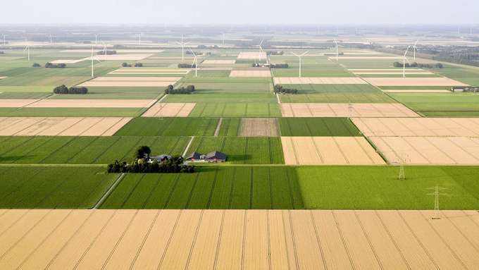 Biodiversität und Landwirtschaft Blick auf Felder