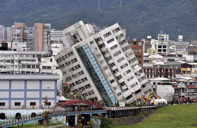 Erdbebenschäden Gebäude